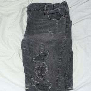 American Eagle - Distressed Gray Men's Jeans - 38x32